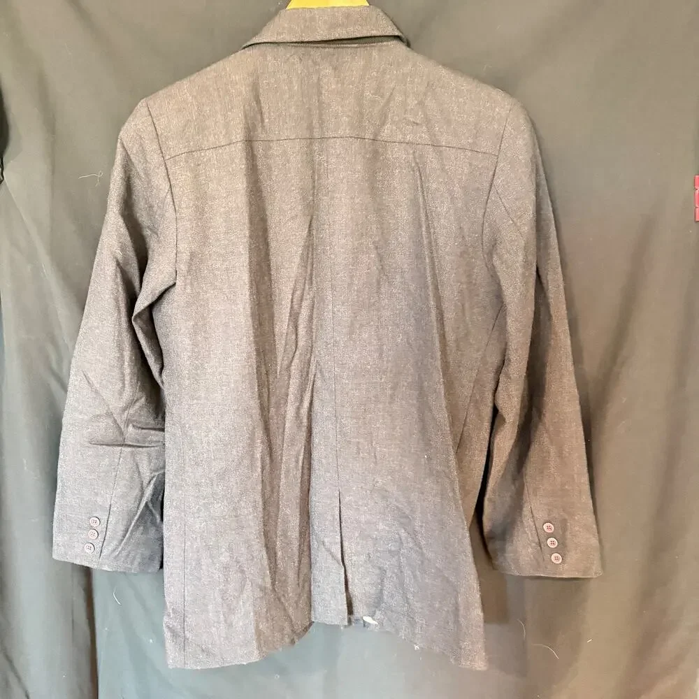 Kenneth‎ Cole Reaction Boys Blazer Jacket Size 16 Grey Wool Blend Sport Coat